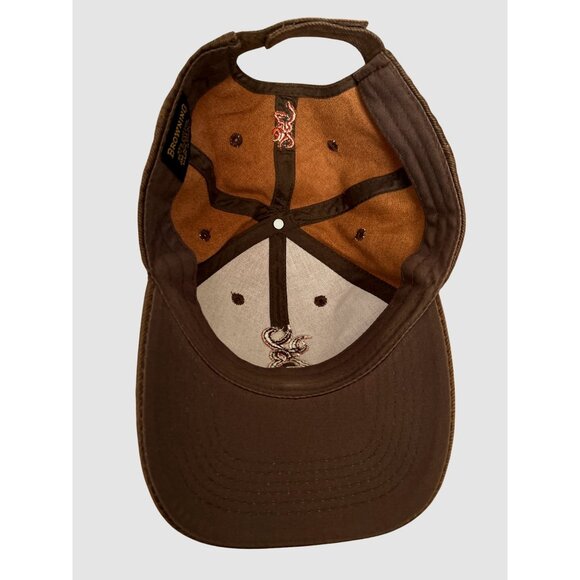 Browning Brown & Orange Cap One Size Fits All Mens Hat - Picture 7 of 7